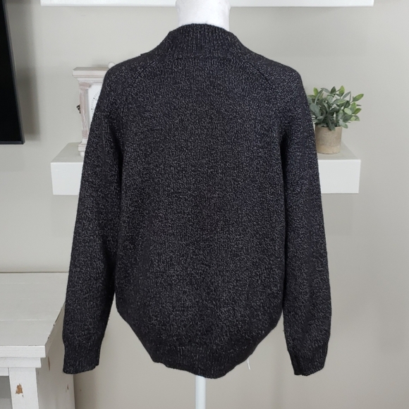 Karen Scott Ribbed Trim Mock Turtleneck Sweater - Picture 7 of 9